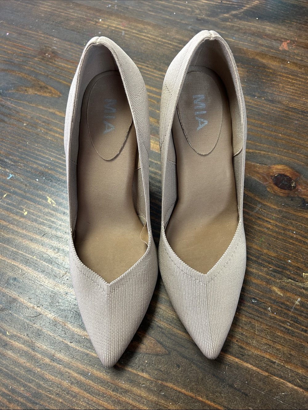 MIA Tan High Heels